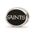 Enameled New Orleans Saints NFL Charm Bead in Sterling Silver