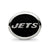 Enameled New York Jets NFL Charm Bead in Sterling Silver