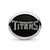 Enameled Tennessee Titans NFL Charm Bead in Sterling Silver