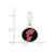 University of Cincinnati Collegiate Enameled Charm Dangle Bead in Sterling Silver