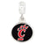 Sterling Silver University of Cincinnati Collegiate Enameled Dangle Bead