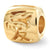 Chinese Love Charm Bead in Gold Plated