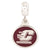 Central Michigan University Collegiate Enameled Charm Dangle Bead in Sterling Silver