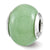 Green Glow-in-the-Dark Italian Charm Bead in Sterling Silver