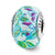 Sterling Silver Multi-color Floral Overlay Bead Charm hide-image