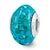 Turquoise Mosaic Charm Bead in Sterling Silver