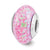 Sterling Silver Pink Synthetic Opal Mosaic Bead Charm hide-image