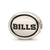 Antiqued Buffalo Bills NFL Charm Bead in Sterling Silver