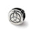 Celtic Trinity Charm Bead in Sterling Silver