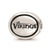 Antiqued Minnesota Vikings NFL Charm Bead in Sterling Silver