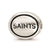 Antiqued New Orleans Saints NFL Charm Bead in Sterling Silver