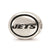 Antiqued New York Jets NFL Charm Bead in Sterling Silver