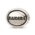 Antiqued Oakland Raiders NFL Charm Bead in Sterling Silver