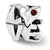 Swarovski LOVE Charm Bead in Sterling Silver