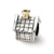 House Charm Bead in Sterling Silver & Gold Plated