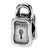 Sterling Silver Padlock Bead Charm hide-image