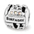 Swarovski Birthday Collage Charm Bead in Sterling Silver