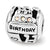 Sterling Silver Swarovski Birthday Collage Bead Charm hide-image