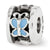 Enamel Swarovski Ladybug Kids Charm Bead in Sterling Silver