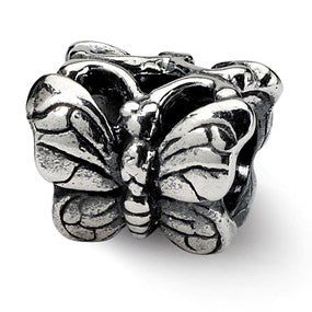 Sterling Silver Butterfly Bead Charm hide-image