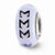 Sterling Silver Hand Painted Sigma Sigma Sigma Glass Bead Charm hide-image