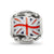 Enameled England Theme Charm Bead in Sterling Silver