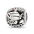 Enameled England Theme Charm Bead in Sterling Silver