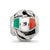 Enameled Mexico Theme Charm Bead in Sterling Silver