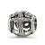 Enameled Brazil Theme Charm Bead in Sterling Silver