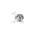 Crystals From Swarovski Live Laugh Love Charm Bead in Sterling Silver