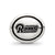 Antiqued Los Angeles Rams NFL Charm Bead in Sterling Silver