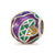City Impressions Mexico Moasic Enamel Charm Bead in Sterling Silver