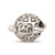 Antiqued Turtle Charm Bead in Sterling Silver