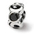 Sterling Silver Black CZ Bead Charm hide-image