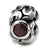 Sterling Silver Multicolor CZ Bead Charm hide-image