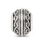 Antiqued Pattern Charm Bead in Sterling Silver