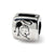 Leo Zodiac Antiqued Charm Bead in Sterling Silver