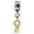 Sterling Silver & Gold Plated Key Dangle Bead Charm hide-image