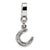 Horseshoe Charm Dangle Bead in Sterling Silver