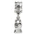 Tank Top Charm Dangle Bead in Sterling Silver