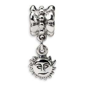 Sterling Silver Sun Dangle Bead Charm hide-image