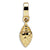 Ash Charm Dangle Bead Charm in 14k Yellow Gold