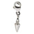 Goddess Symbol Click-on Charm in Sterling Silver