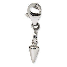 Sterling Silver Goddess Symbol Click-on for Bead Charm hide-image