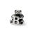 Kids Letter B Charm Bead in Sterling Silver