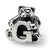 Sterling Silver Kids Letter G Bead Charm hide-image