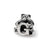 Kids Letter G Charm Bead in Sterling Silver