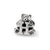 Kids Letter H Charm Bead in Sterling Silver