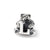 Kids Letter L Charm Bead in Sterling Silver