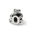 Kids Letter O Charm Bead in Sterling Silver